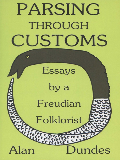 Title details for Parsing through Customs by Alan Dundes - Available